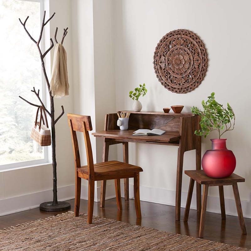 Recycled Metal Branch Coat Tree - Bronze